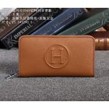 Hermes Original leather zipper wallet