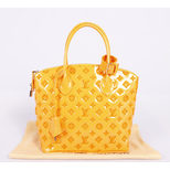 Louis Vuitton Fall Winter YellowPatent Lockit Handle Bag