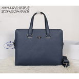 Prada Dark blue saffiano briefcase