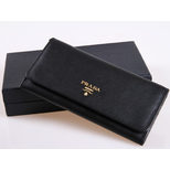 Prada Saffiano Leather Long Wallet