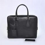 Prada Black Saffiano Leather Briefcase