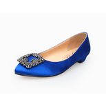 Aisrlin Blue satin shoes