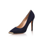 Jimmy Choo Suede leather metal point head pump