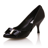 Valentino Black Patent Leather Bow-tie Pump