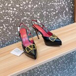 Valentino platform slingback pump