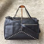 Valentino Rivet handle bag with shoulder strap