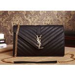 YSL leather cross-body and clutch bag
