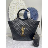 YSL ICARE MAXI SHOPPING BAG IN QUILTED LAMBSKIN SHOPPING BAG IN QUILTED LAMBSKIN