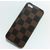 Louis Vuitton Damier Ebene Canvas iphone 5 Case Cover(Silver)