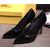 Burberry Black patent leather point head pump