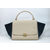 Celine Small Trapeze Beige/Dark Blue Suede