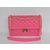 Chanel Pink lamb skin leather flap bag