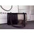 Black with bronze real python leather flap bag