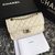 Chanel VELVET CALFSKIN FLAP BAG WITH AN  INTERLACED LEATHER TRIM