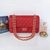 Chanel Red lamb skin leather reissue flap bag