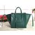 Celine Luggage Phantom in Satinated Calfskin Bottle Green