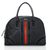 Gucci Black Leather D Bag with Center Calf Hair Detail