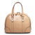 Gucci Embossed beige patent leather tote