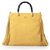 Gucci Yellow suede leather tassel bamboo shopper large tote