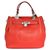 Hermes Red LYCHEE LEATHER Kelly 32cm