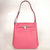 Hermes Sokelly 27cm Lychee Real Leather Silver