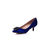 Blue Rhinestone point head pump