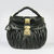 MIU MIU Black Quilting Lamb Skin Leather Flap Lock Closure Handle Bag