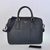 Dark Blue Saffiano Leather Briefcase