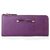 Purple Saffiano Leather Bowknot Wallet