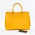 Yellow Saffiano Leather Classic Handbag