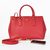 Fuschia Saffiano Leather Classic Handbag