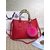 Prada Leather handle bag with shoulder bag