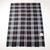 Burberry Cotton Fabric Black Check Pattern Scarf