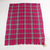 Cotton Fabric Fuschia Check Pattern Scarf