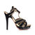 Black Suede Leather Sandal