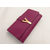 Yves Saint Laurent Purple Leather Clutch